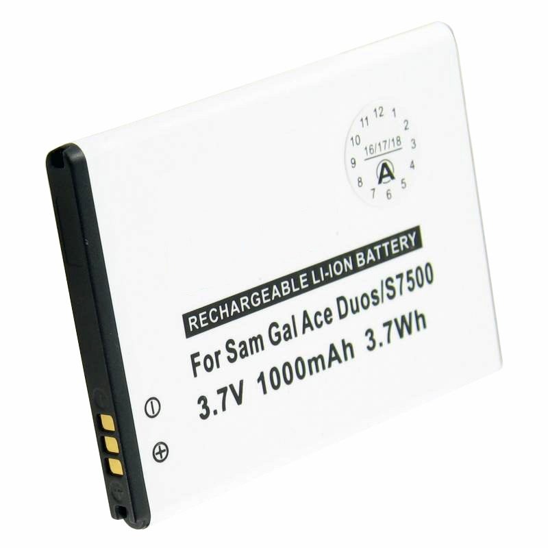 Akku passend für Samsung Galaxy Ace Plus Akku, Samsung Galaxy Mini 2, Samsung GT-S6500, Samsung GT-S7500, 1200mAh