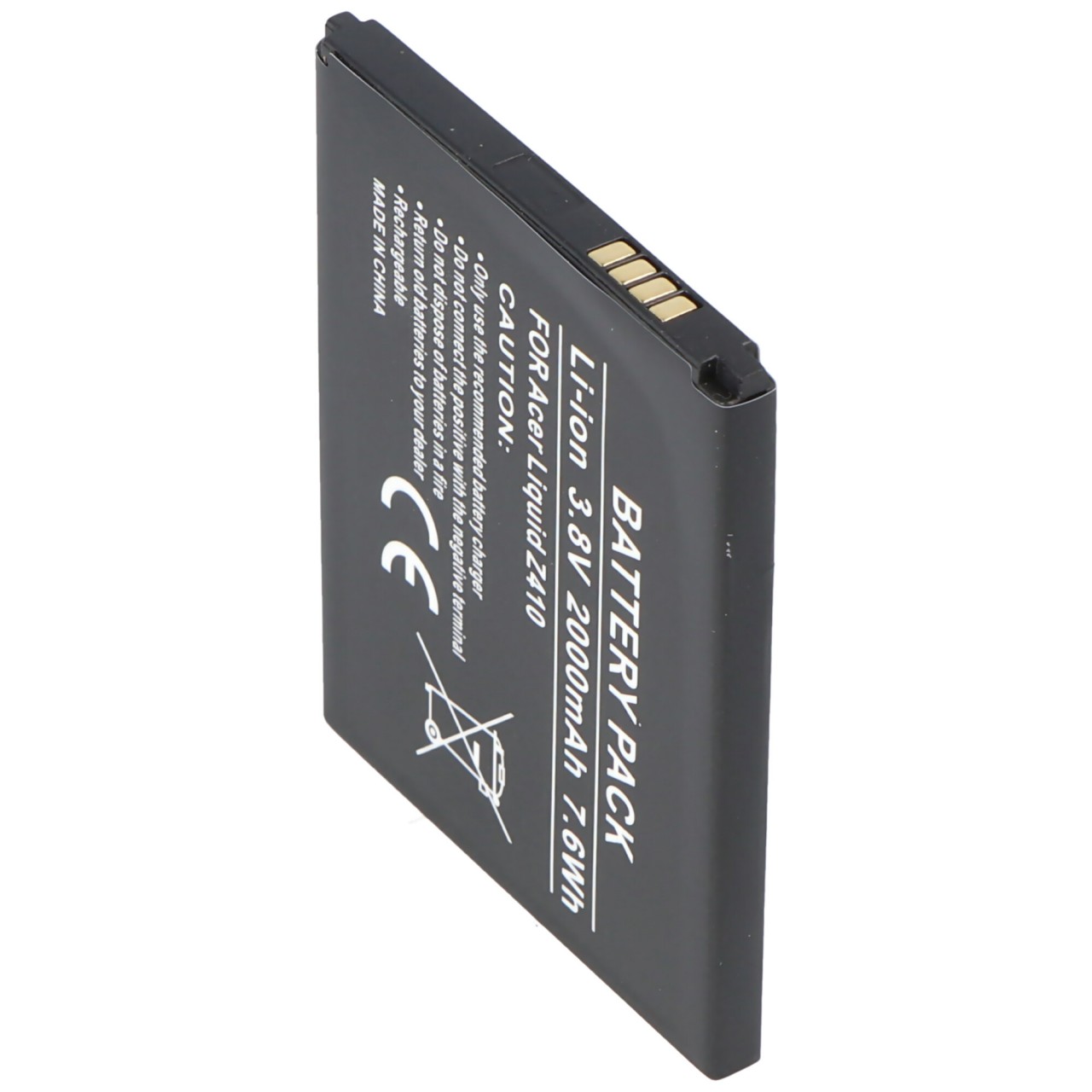 Akku passend für den Acer Liquid Liquid M330, Liquid M330 Dual SIM, Liquid M330 LTE, Liquid Z320, Liquid Z320 Dual SIM, Liquid Z330, Liquid Z330 LTE Dual SIM, Liquid Z410, T01, TM01