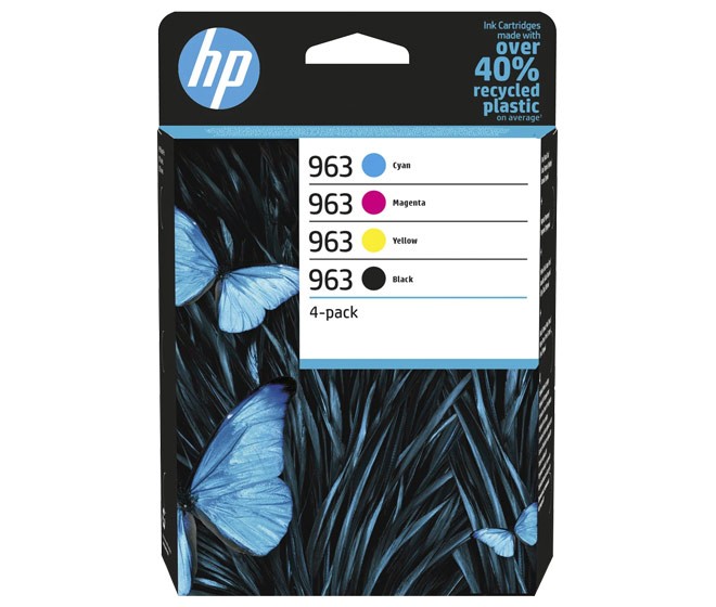 Hp Tinten Multipack 6ZC70AE NR.963 Serie (schwarz,cyan,magenta,gelb)