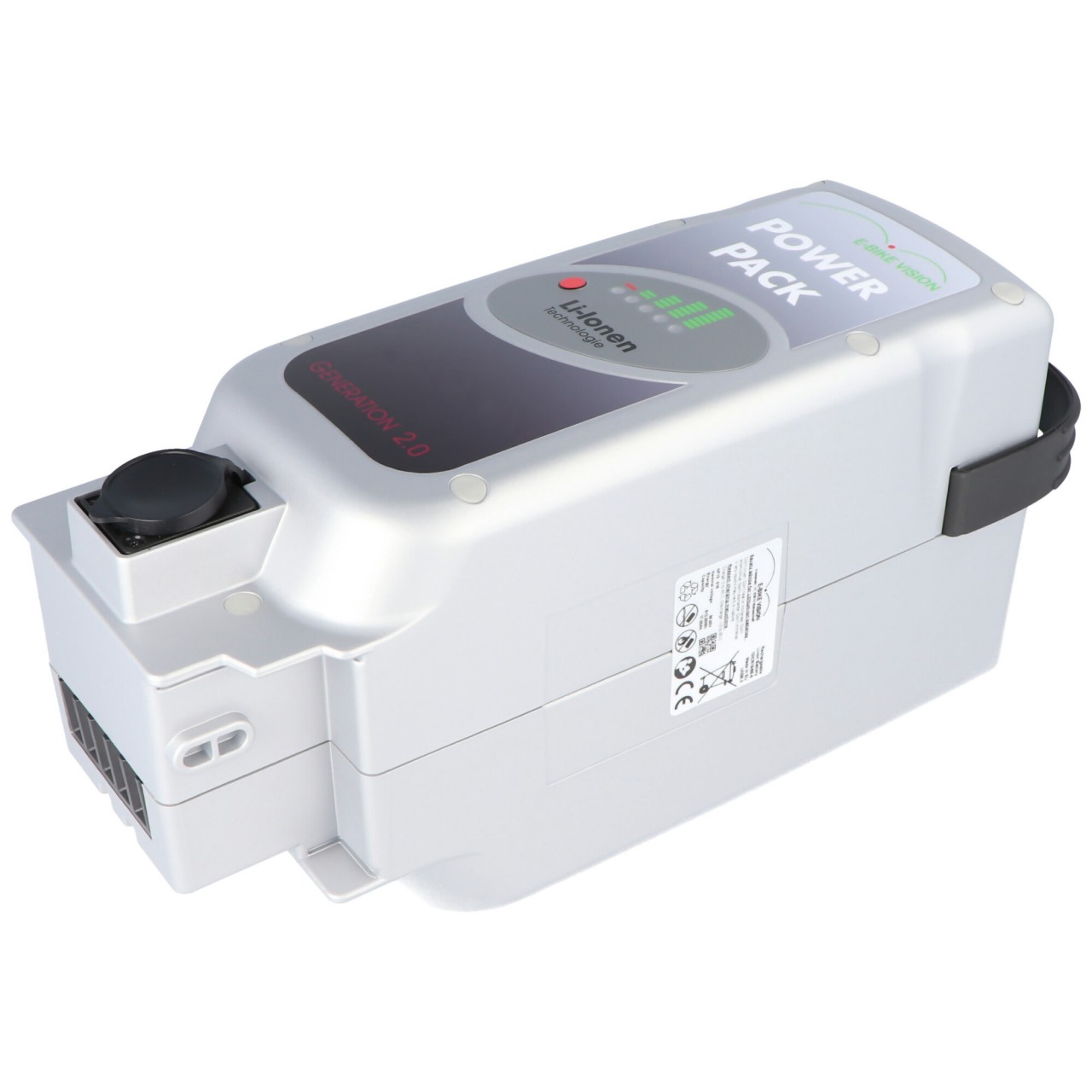 Hochleistungs E-Bike Akku Panasonic Deluxe 36 Volt 17Ah 612Wh inklusive Schnellladegerät 4A, Sitzrohr