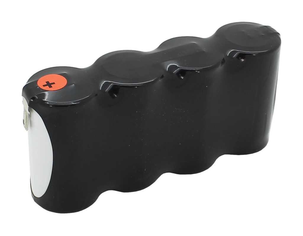 Notleuchtenakku NiMH 4,8V 2500mAh F1x4 Baby C mit Faston-Anschluss +4,8mm / -2,8mm