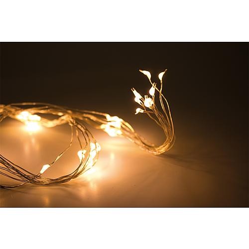 EGB LED-Micro-Bündel-Lichterkette 64 ww LED innen