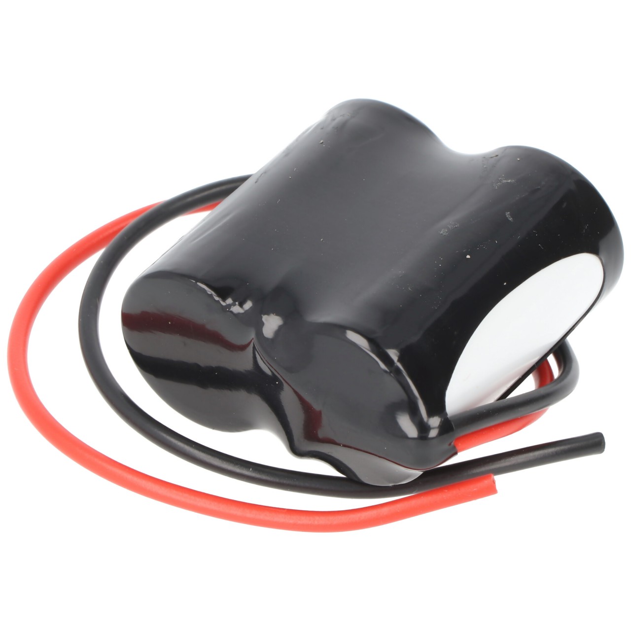 Notleuchtenakku NiCd 2,4V 1800mAh F1x2 Sub-C mit 200mm Kabel einseitig einseitig passend für 2,4 V Akku