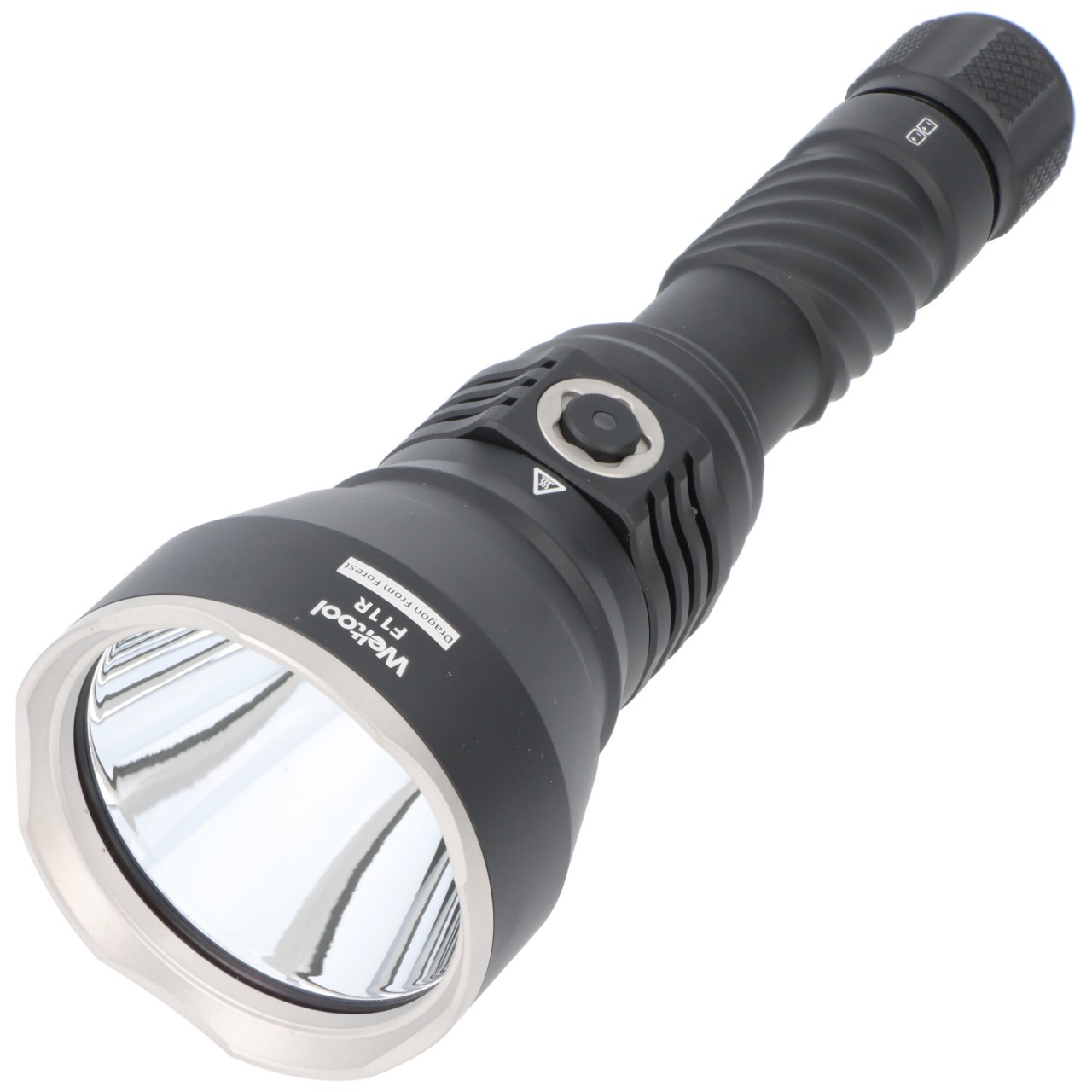 Weltool F6R LED-Taschenlampe mit bis zu 5500 Lumen, Leuchtweite 1.202 Meter, inkl. 15.000mAh LMFP-Akku