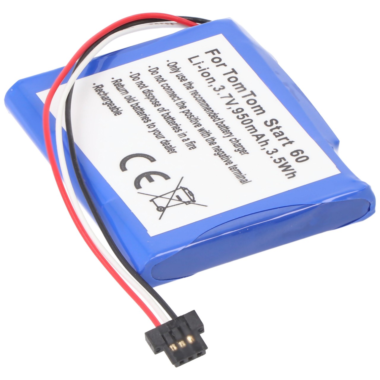 Akku passend für den TOMTOM Start 60 Akku AT5, AHA11111003, VFA, 6027A0089521, AHA11110005, FMB0932008731, P2, VF65, VF6D, VF6S