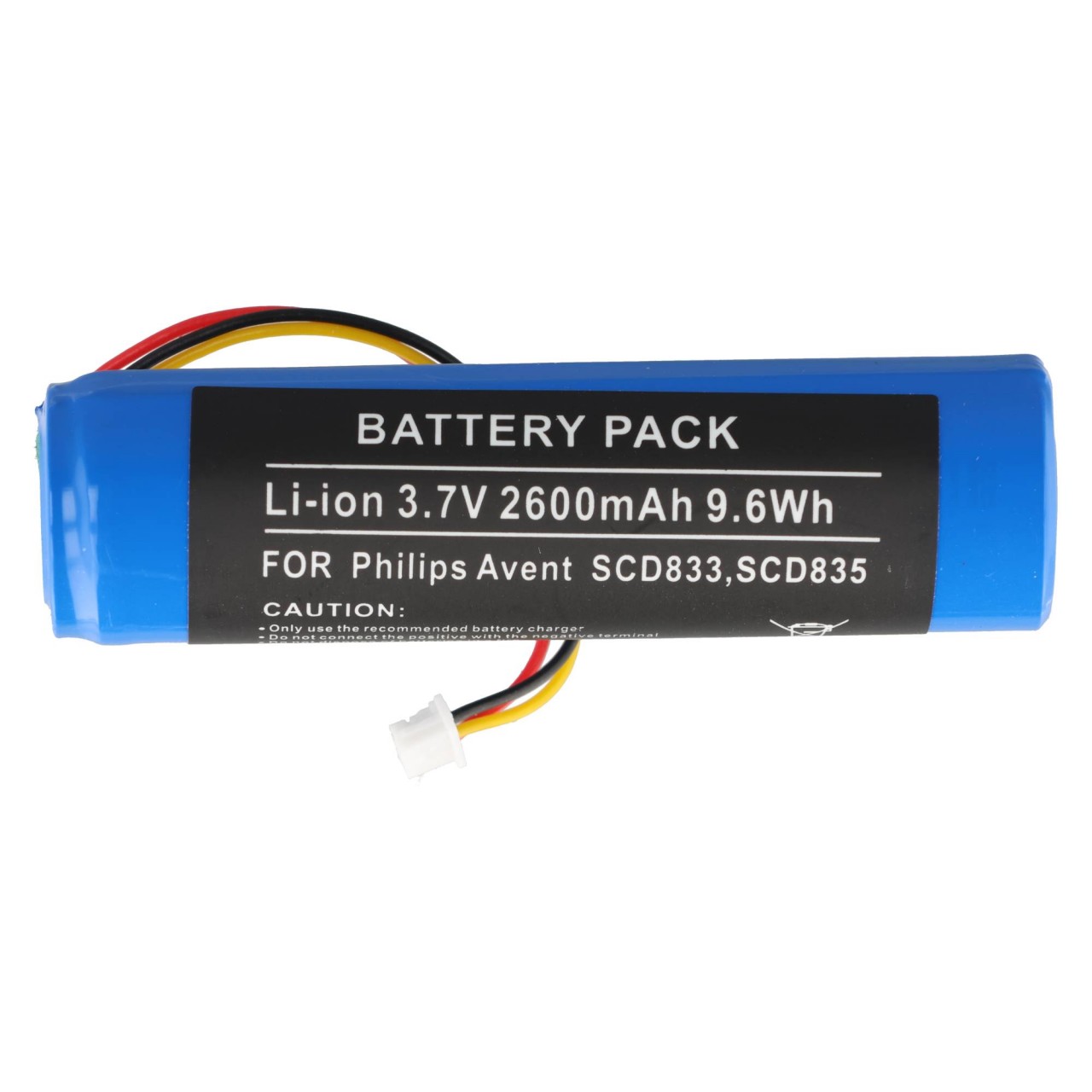 Akku passend für Philips Avent SCD833, SCD835, Li-ion, 3,7V, 2600mAh, 9,6Wh