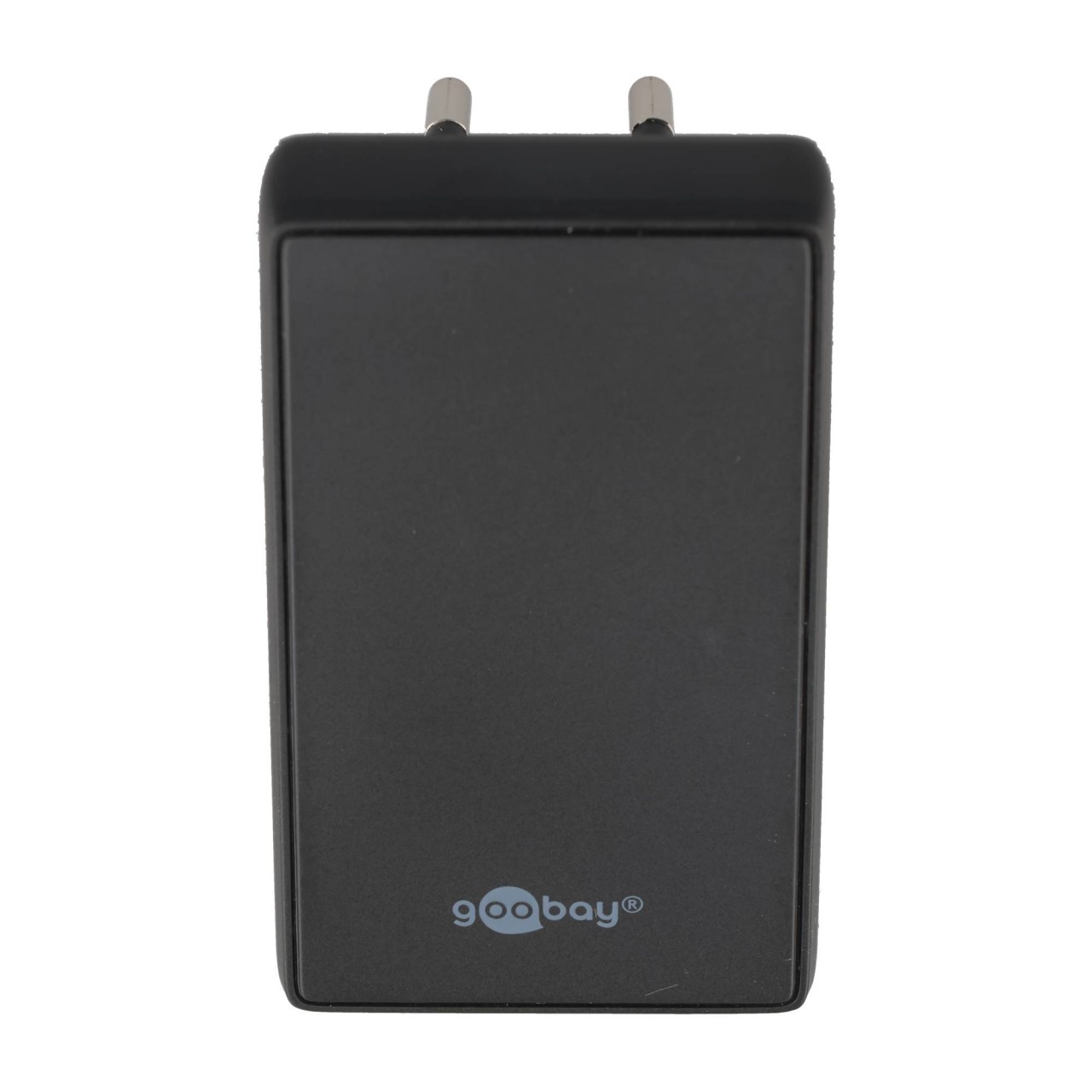 USB-C PD GaN Dual-Schnellladegerät, 90° Flat, 1x USB-C und 1x USB-A Anschluss, flaches Design