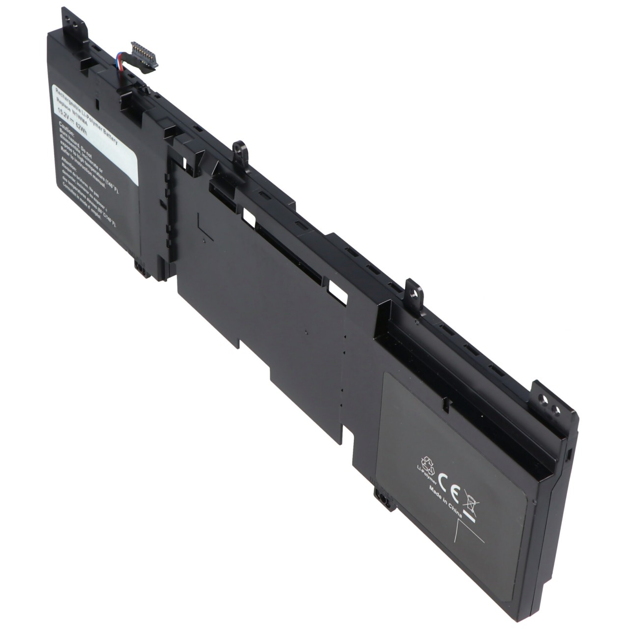 Akku passend für Dell Alienware 13 Series, ECHO 13 Series, Li-Polymer, 15,2V, 4080mAh, 62Wh, built-in, ohne Werkzeug