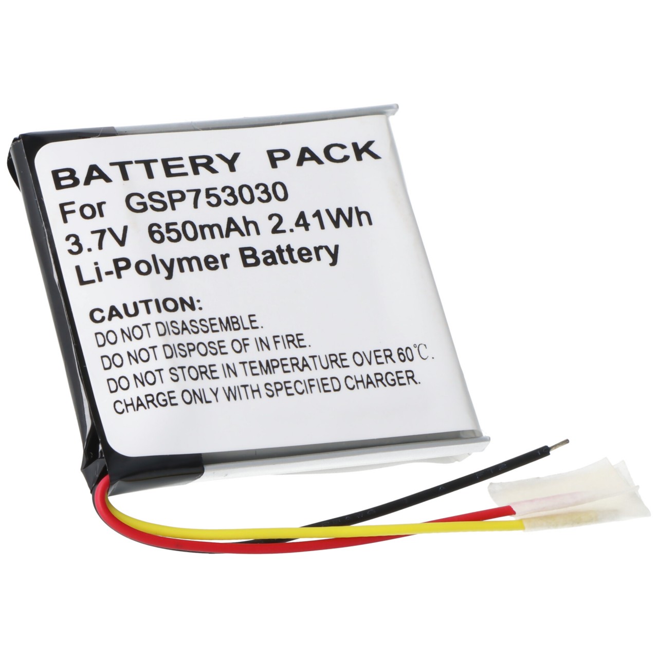 Akku passend für JBL Everest Elite 300, Li-Polymer, 3,7V, 650mAh, 2,4Wh