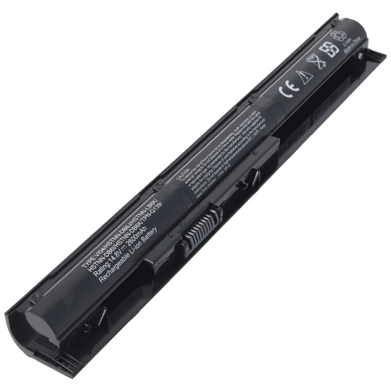 Akku passend für HP ProBook 440 G2 Series VI04, Li-Ion, 14,8V, 2600mAh, 38,5Wh, black