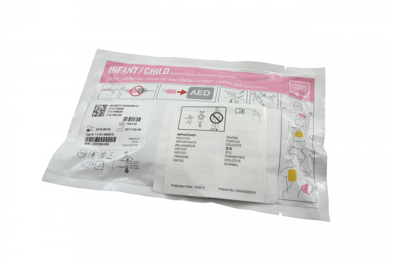 Original Defi-Elektroden Pads Physio Contol LP 500/1000/CR Plus/CR +/ Express