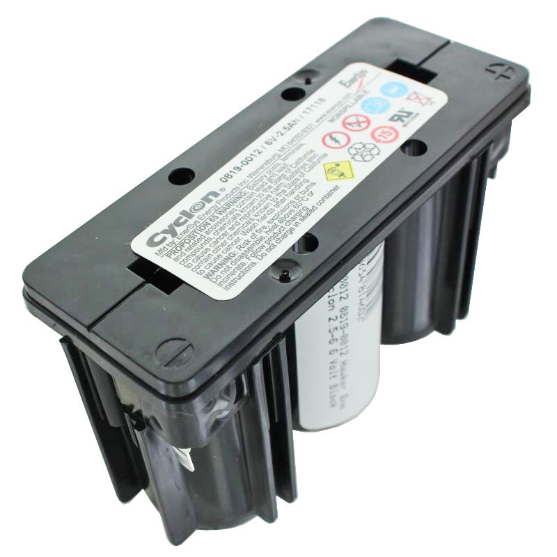 0819-0012 Hawker Energy Cyclon 2.5-6 6 Volt Block Akku 0819-1006 6V 2500mAh