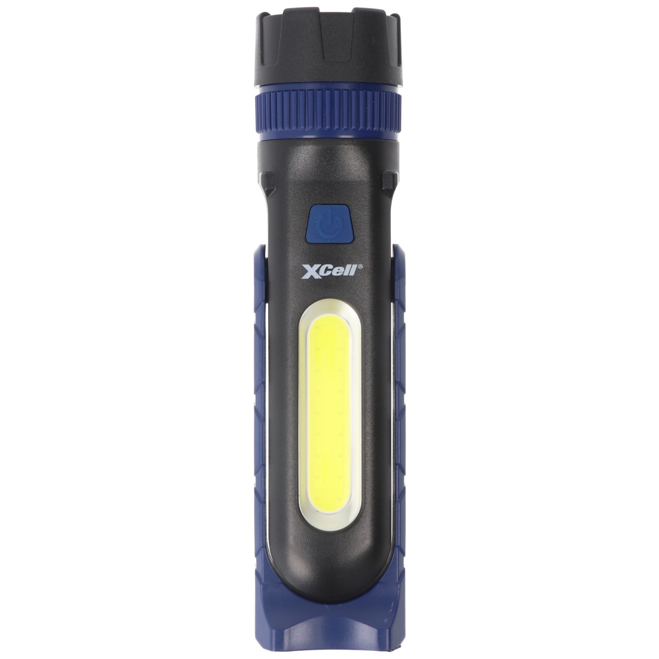 XCell Work Hochleistungs LED-Taschenlampe 2in1, Arbeitsleuchte, inkl. 3x Micro AAA Batterien