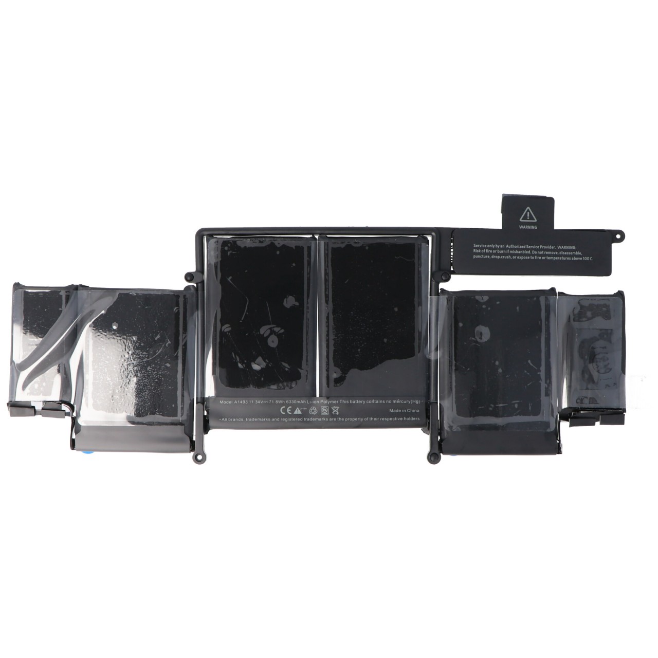 Akku passend für Apple MacBook Pro 'Core i5' 2.4 13' Late 2013 Akku 020-8146, 020-8148, A1493, A1502, 6330mAh