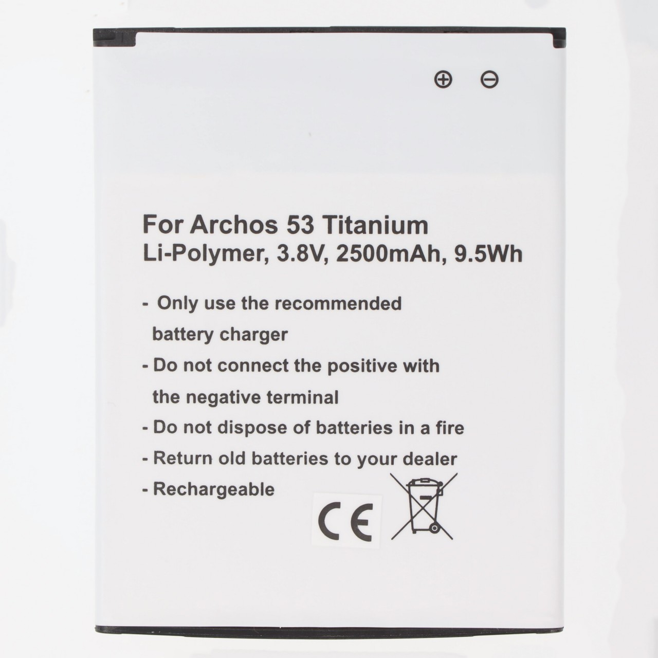 Akku passend für den Archos 53 Titanium Akku AC53Ti