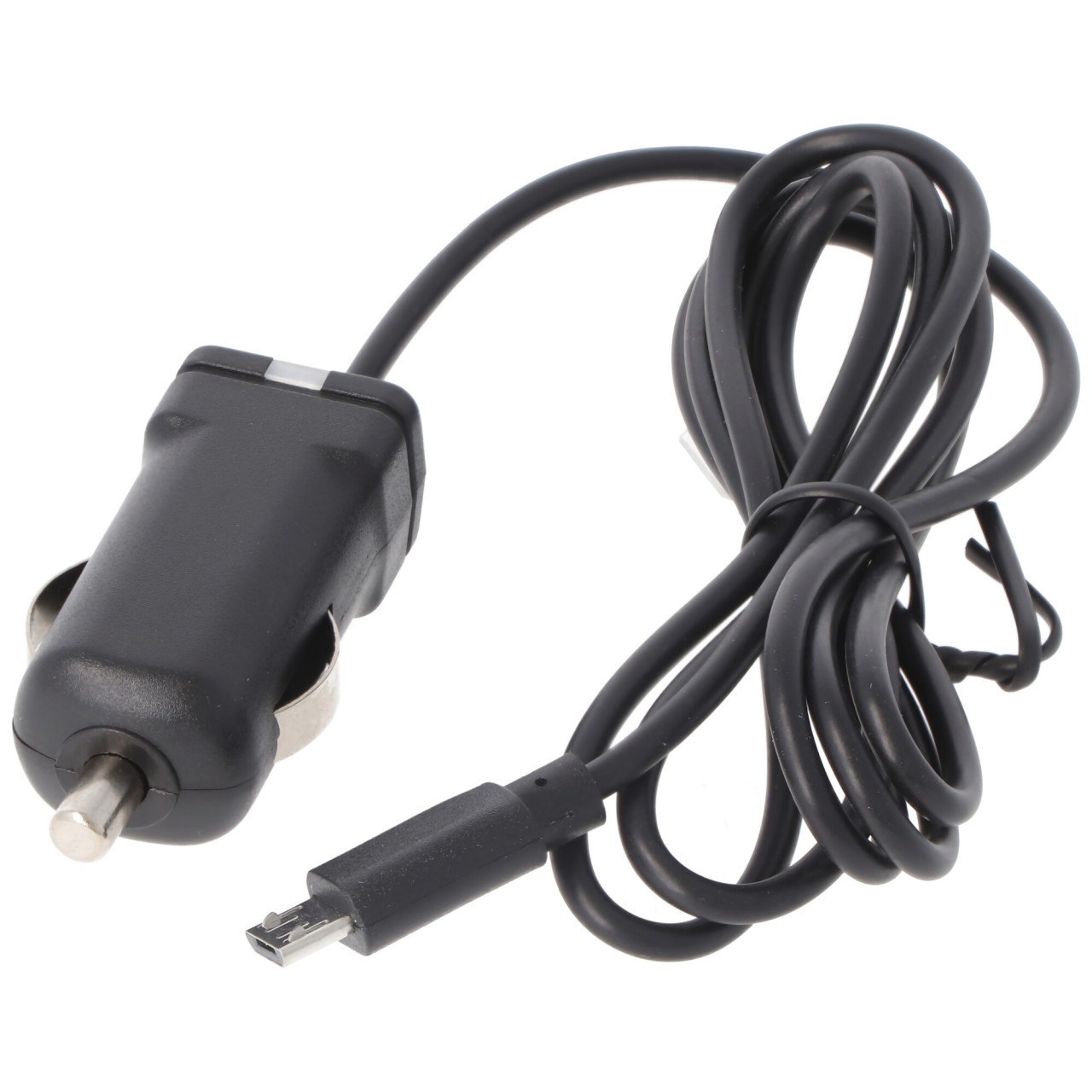 AccuCell KFZ-Ladekabel Micro-USB - 1A - schwarz