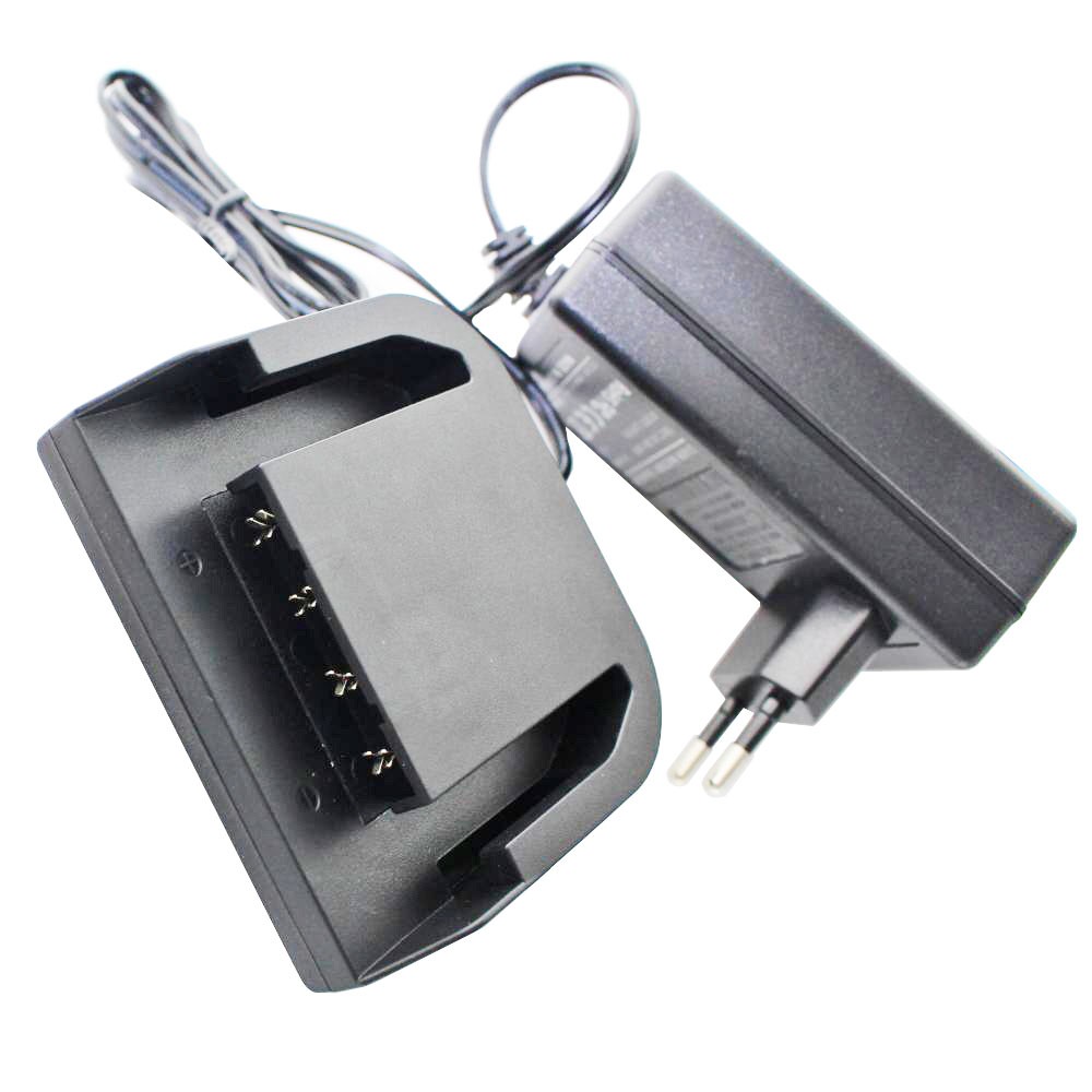 AccuCell Schnell-Ladegerät passend für AEG Werkzeug-Akku 1,2 bis 18 Volt NiMH, Li-Ion AEG L1815R Akku und L1830R