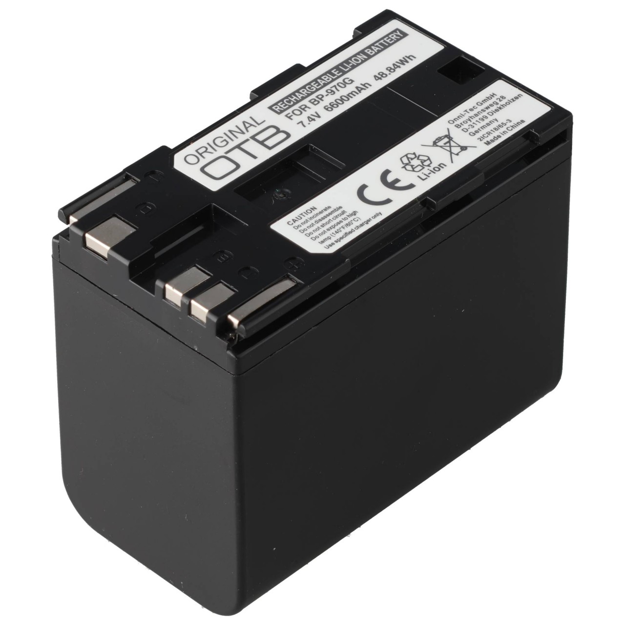 AccuCell Akku passend für Canon BP-945 , BP-950 , BP-950G , BP-970 , BP-970G