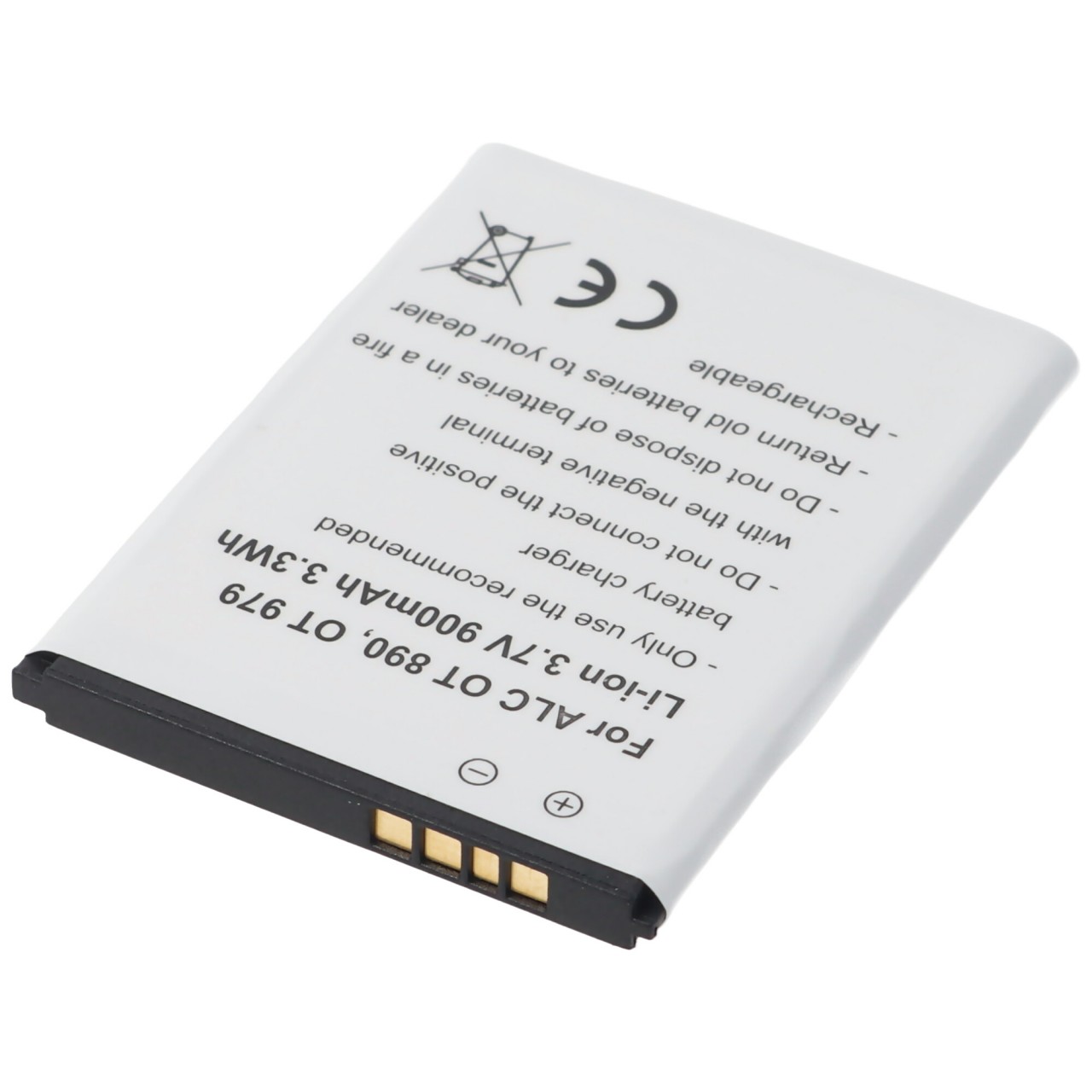 AccuCell Akku passend für ALCATEL One Touch 890, 890D, 891, 979