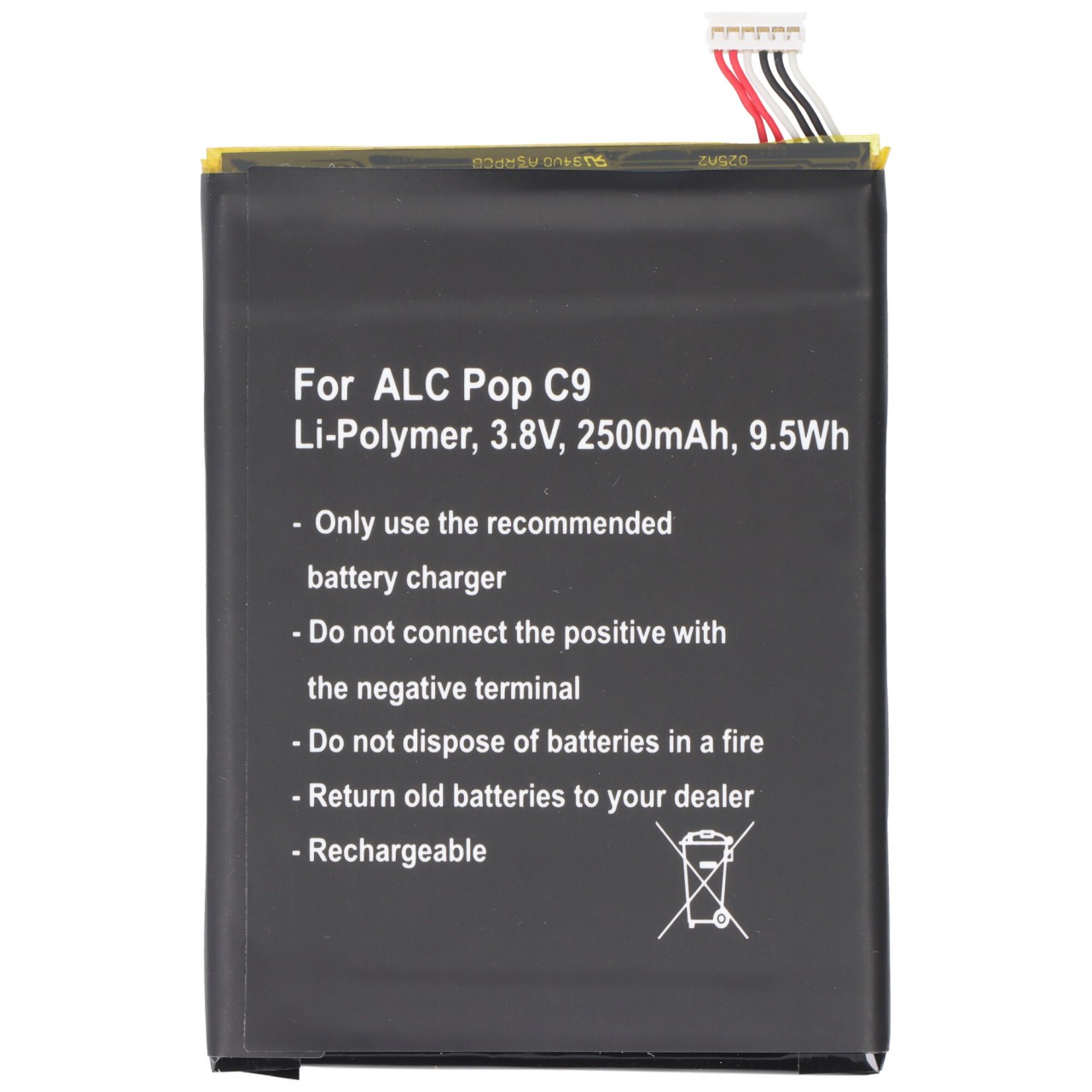 Akku passend für Alcatel One Touch POP C9 Akku TLp025A2