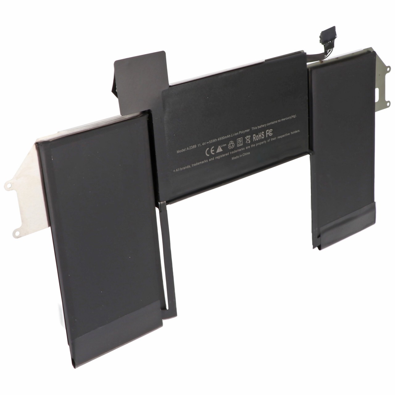 Akku passend für A2389 für MacBook Air 13' A2337 Late 2020, Li-Polymer, 11,1V, 4800mAh, 55Wh, built-in