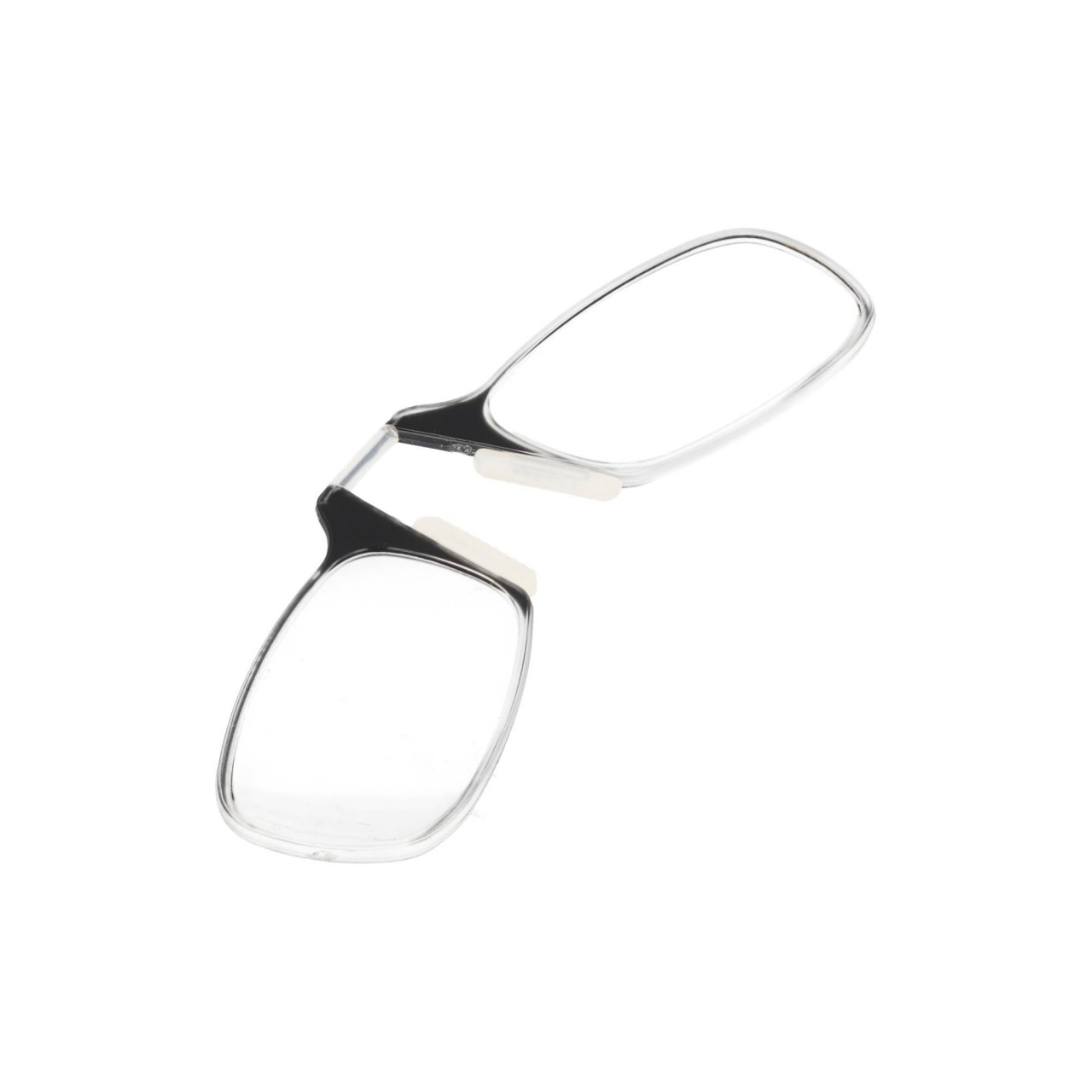 Flexi Zweitlesebrille als ideale Lesehilfe für unterwegs, ultraflach und flexibel, mit Klebepad zum Befestigen am Smartphone