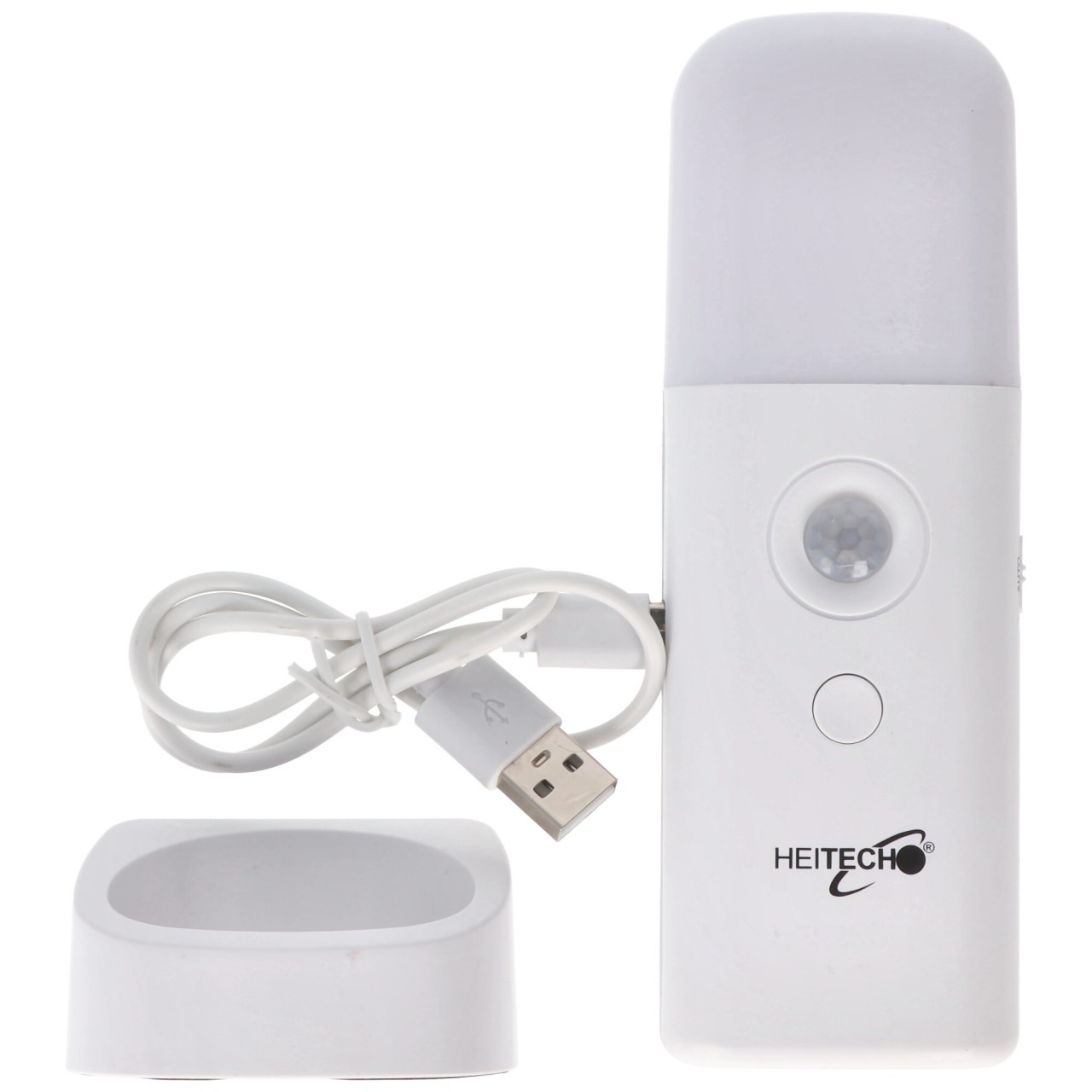 LED Orientierungsleuchte und Taschenlampe, 2-in-1 Funktion, aufladbare LED-Leuchte, mit Bewegungsmelder, aufladbar über USB-C Anschluss