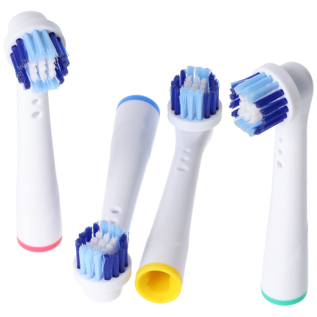 4 Stück Cleaning Brush V2 Ersatz-Zahnbürstenkopf für elektrische Zahnbürsten von Oral-B, passend z.B. für Oral-B D10, D12, D16, D12 und viele andere Modelle von Oral-B