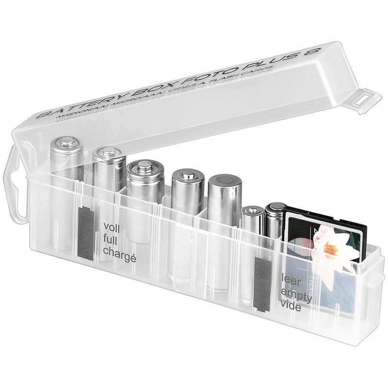 Universal Akkubox für 1-8 Mignon AA oder 1-8 Micro AAA Akku-Box 8 Plus