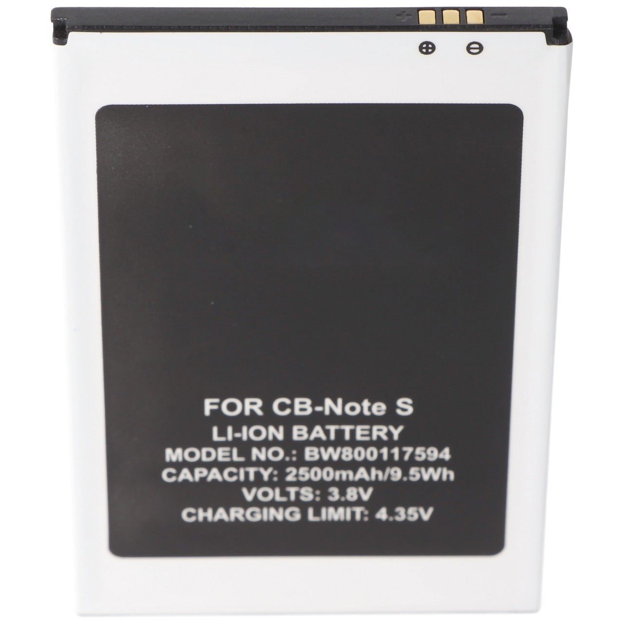 Li-Ion-Akku 2500mAh 3.7 Volt für Smartphone Cubot Note S, 99,3x64,9x4,4mm