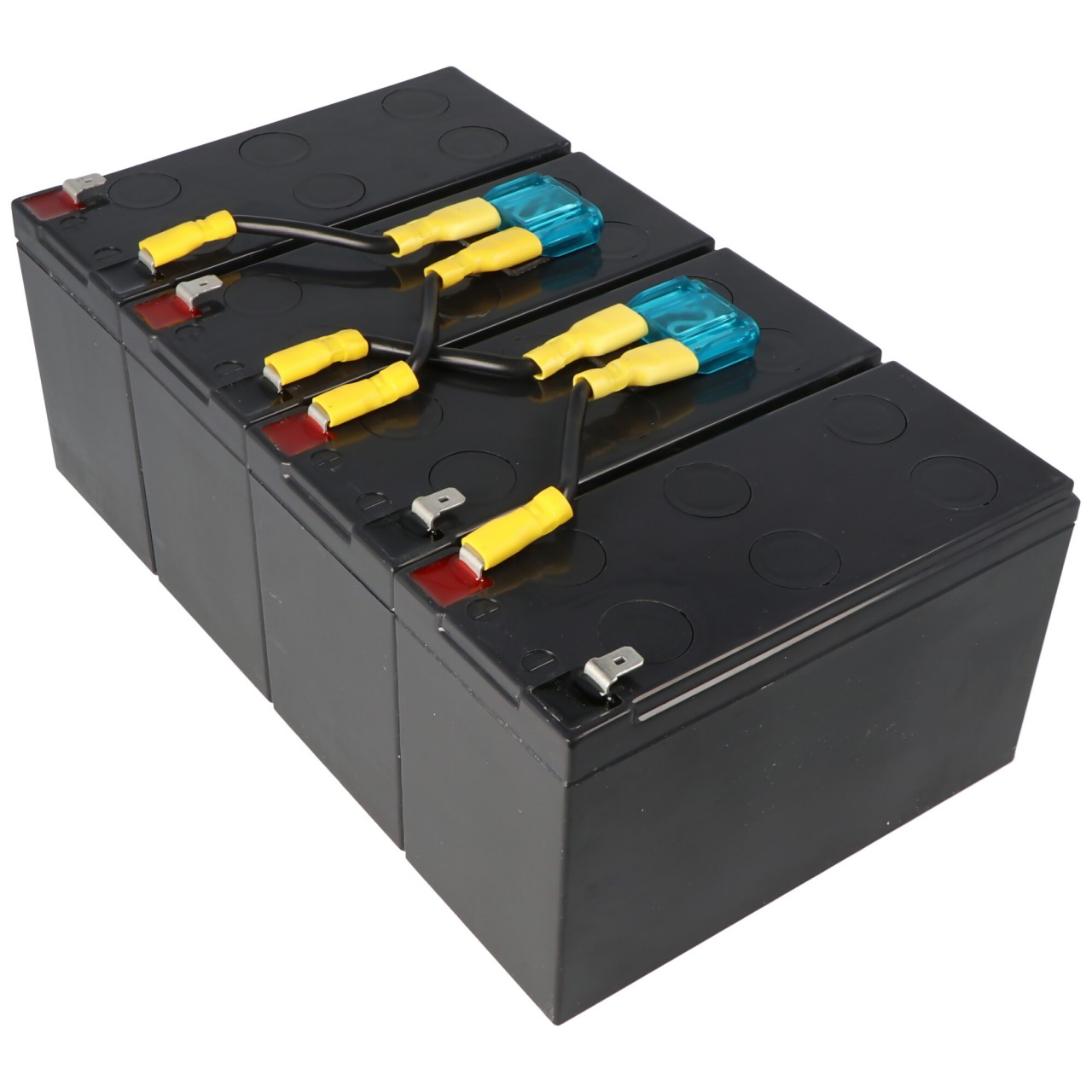 Nachbauakku exakt passend für den APC-RBC8 Akku vormontiert mit Kabel und Stecker