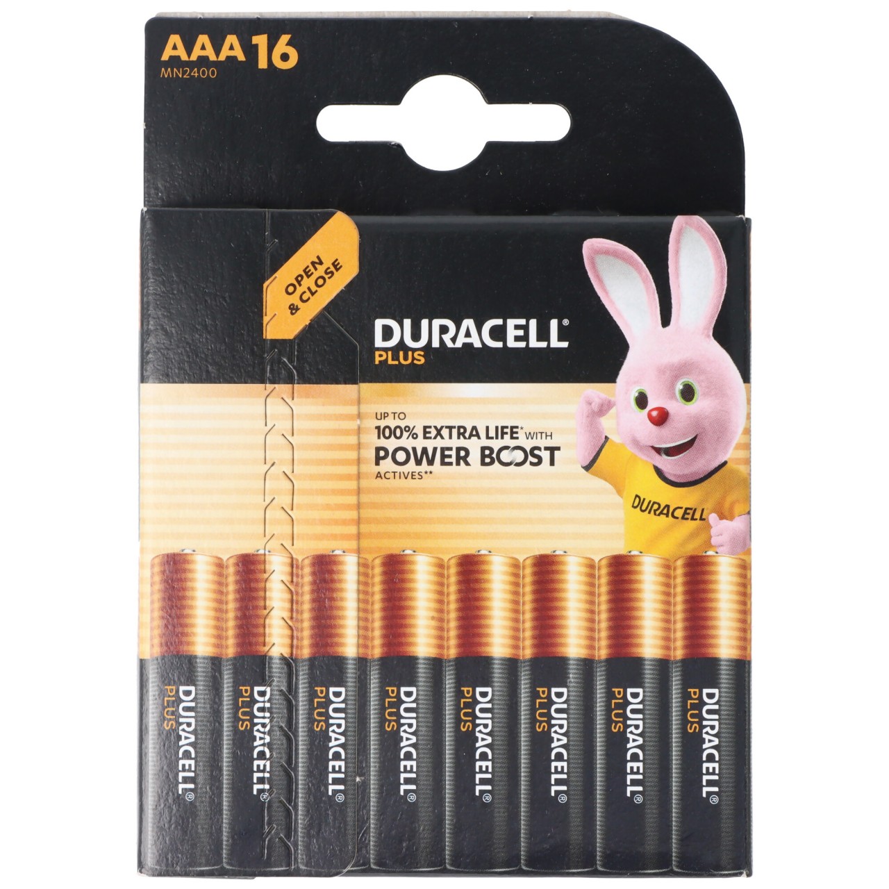 Duracell Plus Power Boost MN2400 Micro AAA Batterie 16er Blister