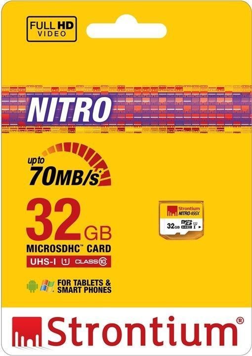 MicroSDHC-Speicherkarte mit 32 GB und 4-Proof-Technologie