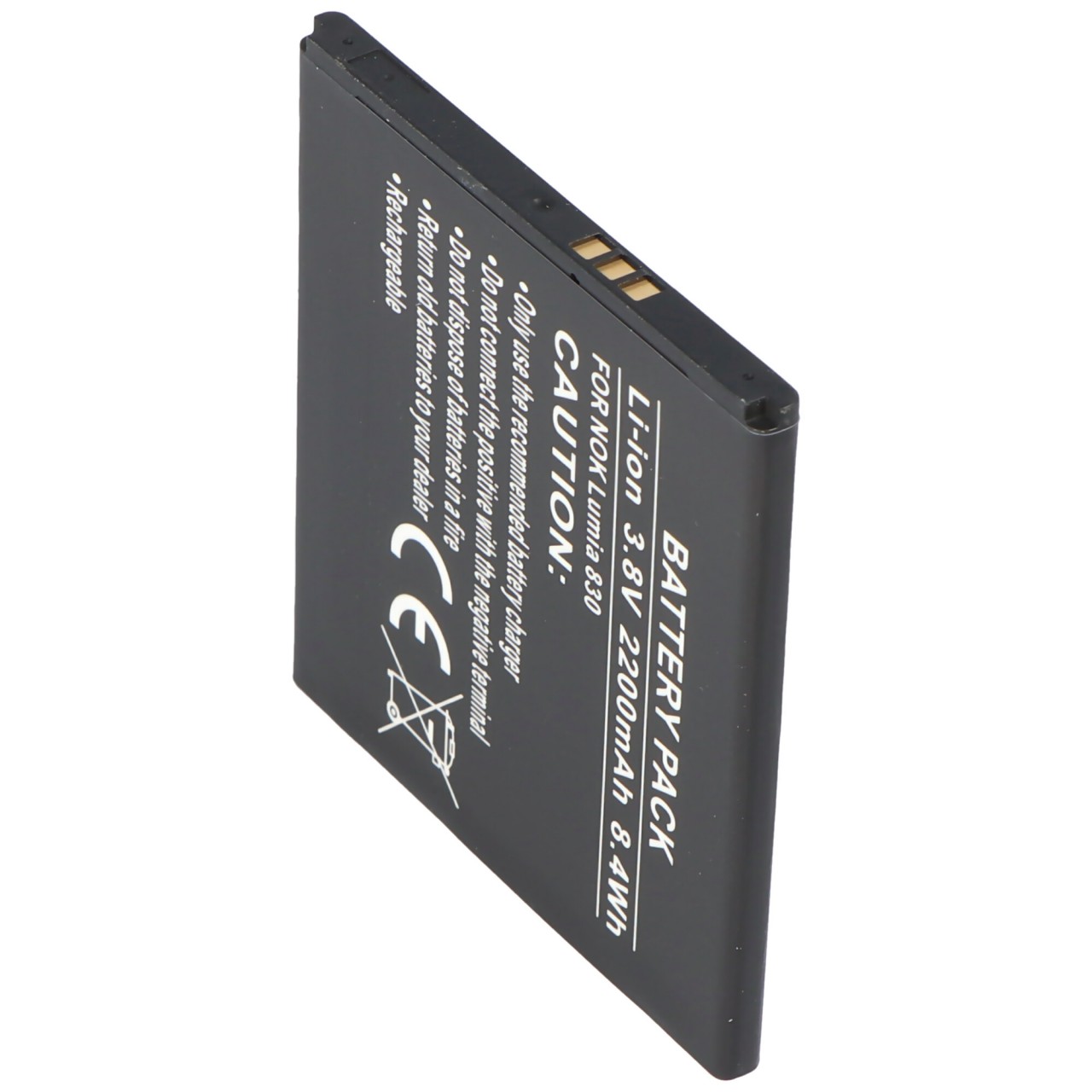 Akku passend für den Nokia Lumia 830 Akku Nokia BV-L4A Akku