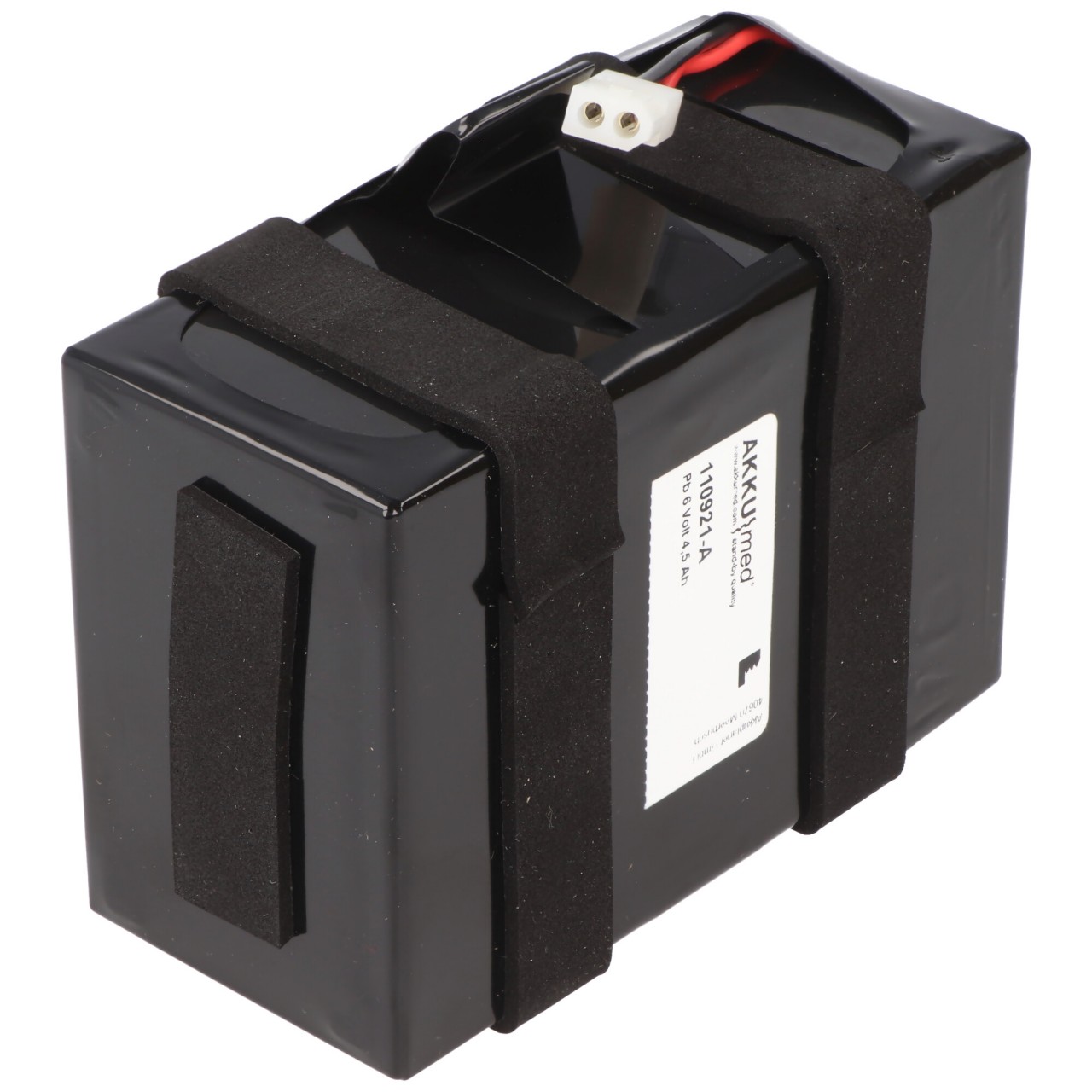 Bleiakku passend für Welch Allyn VITAL SIGNS MONITOR 300 SERIES 53000 53NOP 53NTO 53NTP 53OTO 5350P 6,0 Volt 4,5 Ah 407560