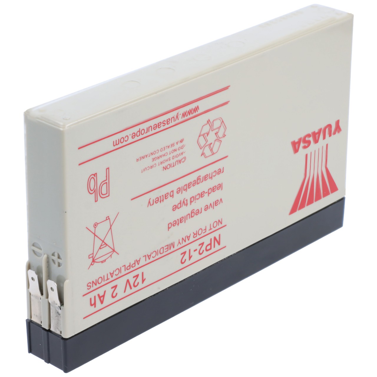 YUASA NP2-12 Akku Blei PB 12 Volt 2000mAh, nicht mehr lieferbar, dafür liefern wir einen baugleichen Akku