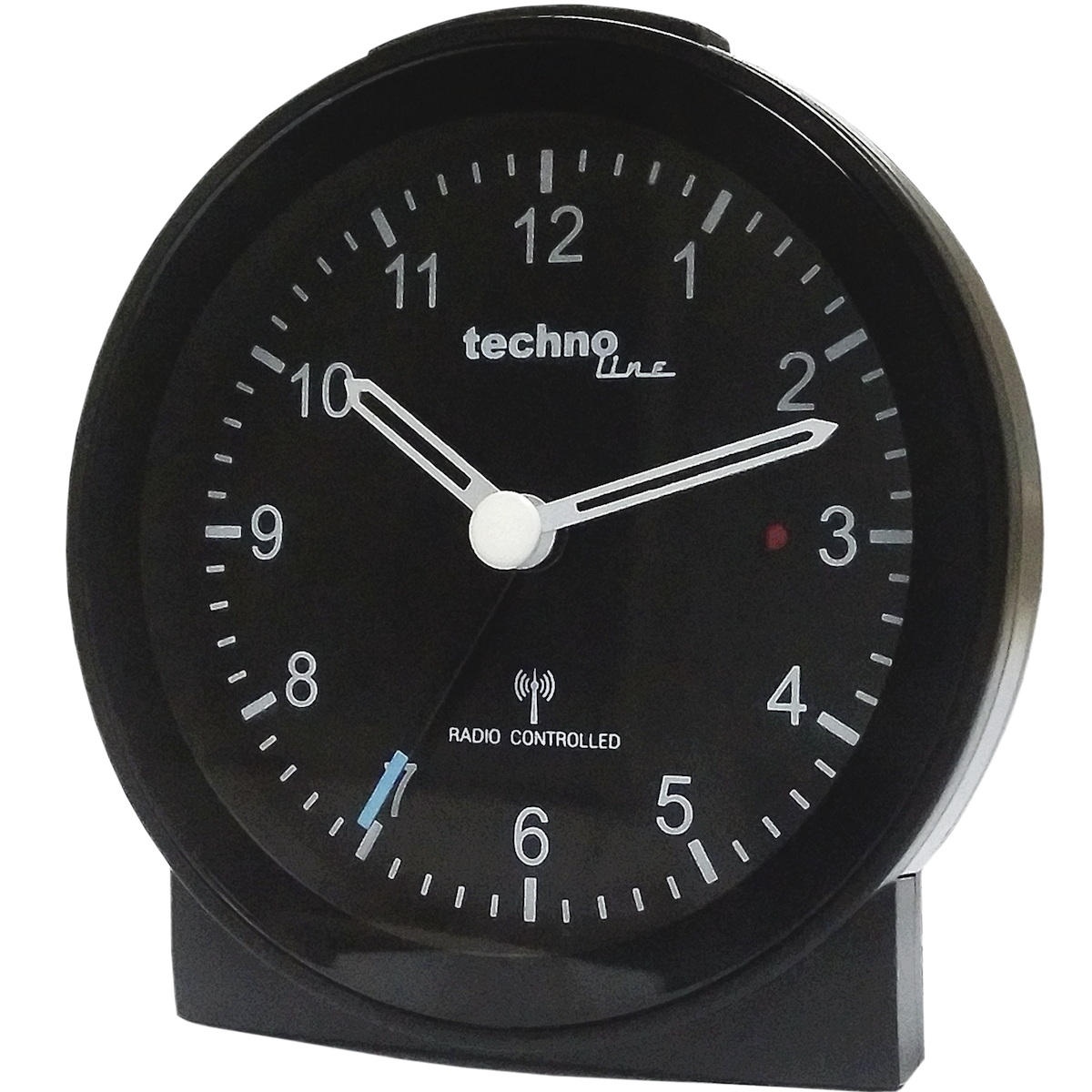 WT768 - Funkwecker mit Beleuchtung und Weckalarm mit Schlummerfunktion, Nachtleuchtende Zeiger