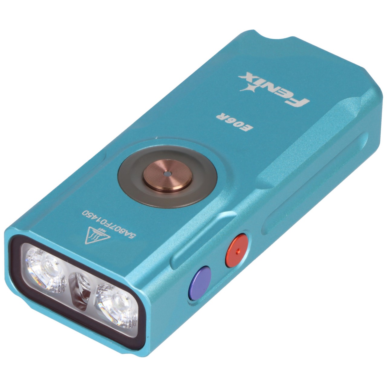 Fenix E06R LED-Taschenlampe, 3in1 Schlüsselbundleuchte, farbiges Ringlicht, mit Laserpointer, 700 Lumen