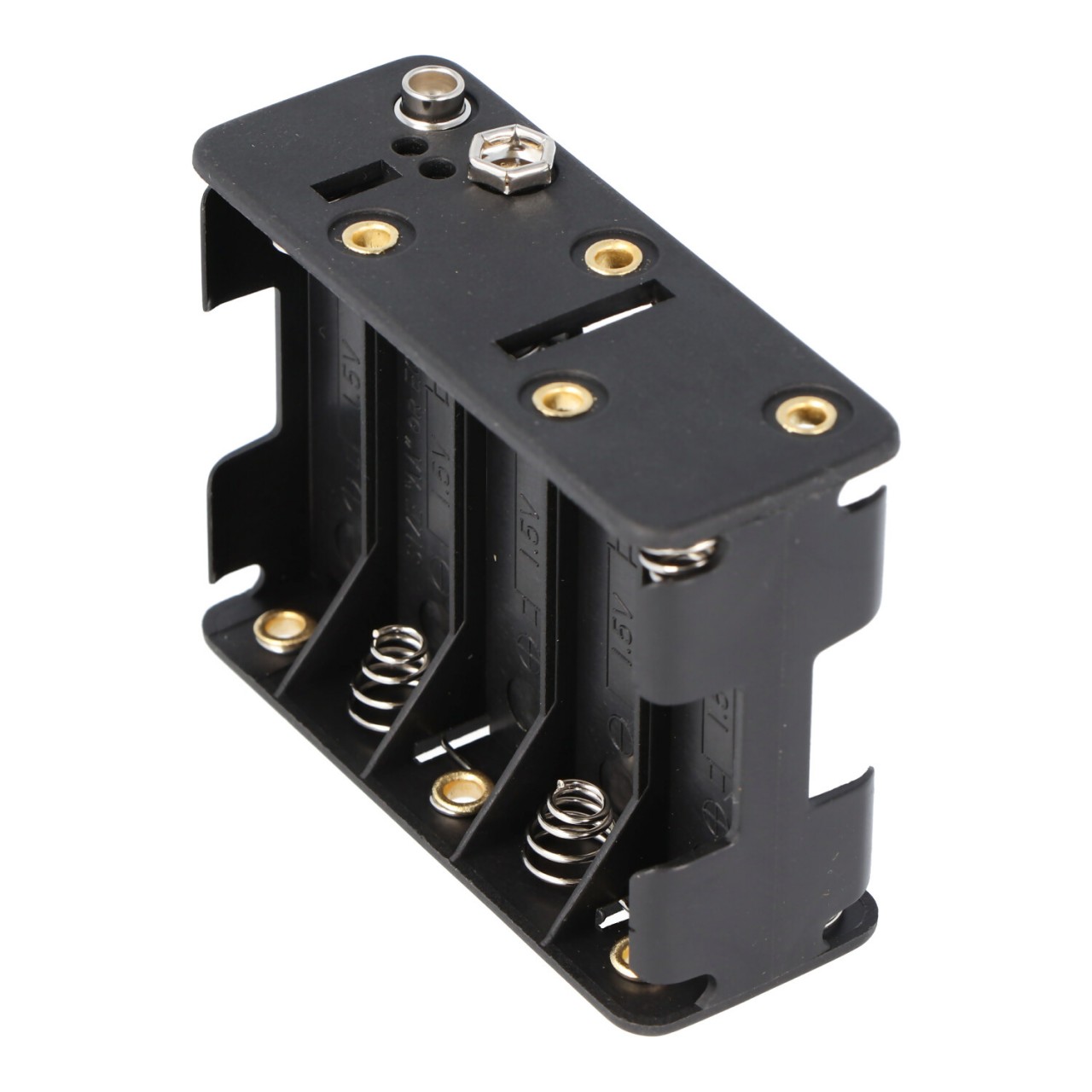 AccuCell Batteriehalter für 10x Mignon AA LR6 Batterie, Akku