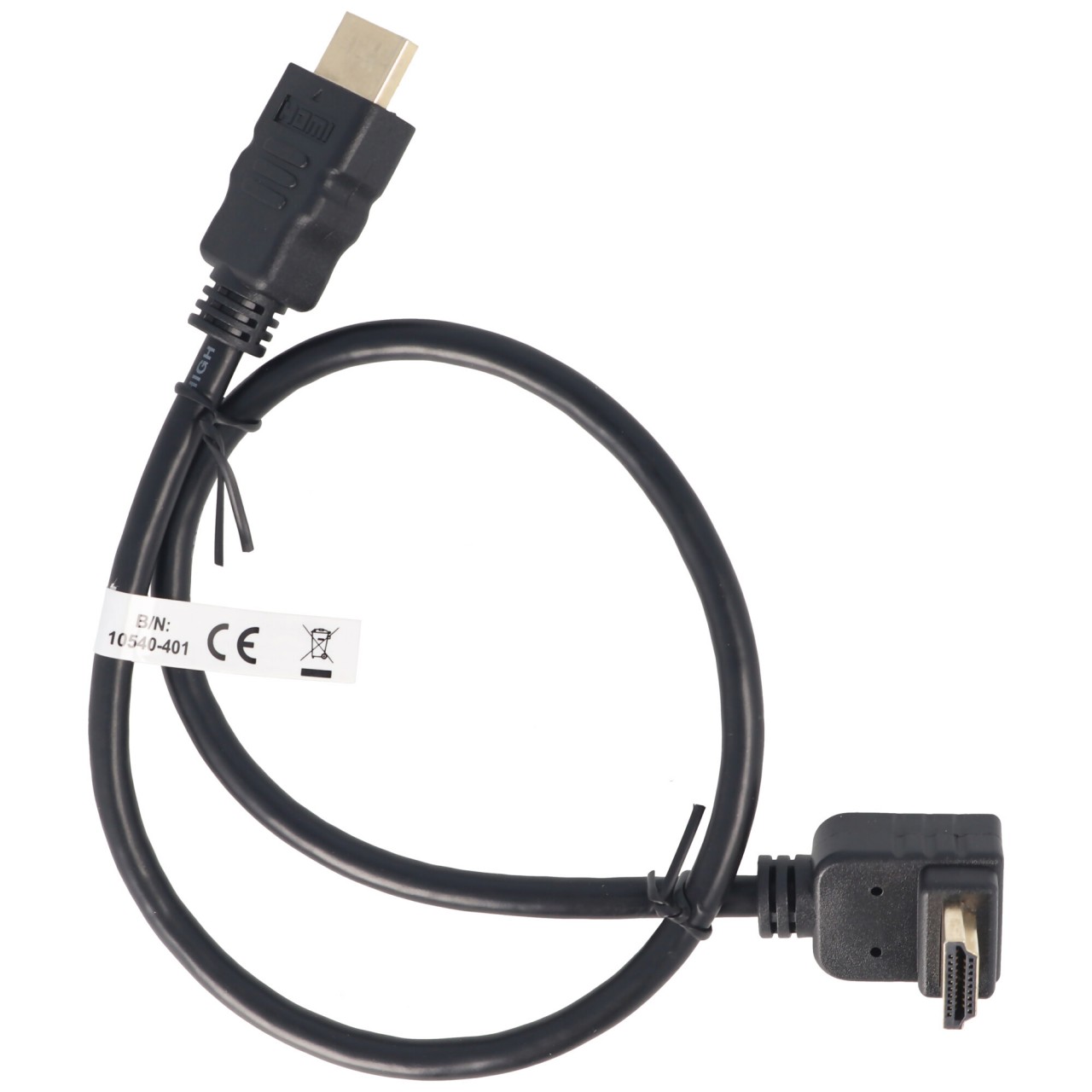 High Speed HDMI™ Kabel mit 90 Grad Stecker, HDMI Kabel mit Ethernet