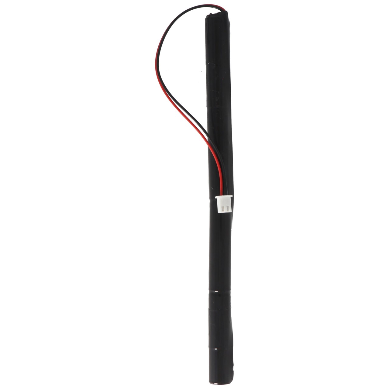 Notleuchtenakku NiMH 4,8V 600mAh L1x4 Micro AAA mit Kabel und Stecker 178x12x12mm