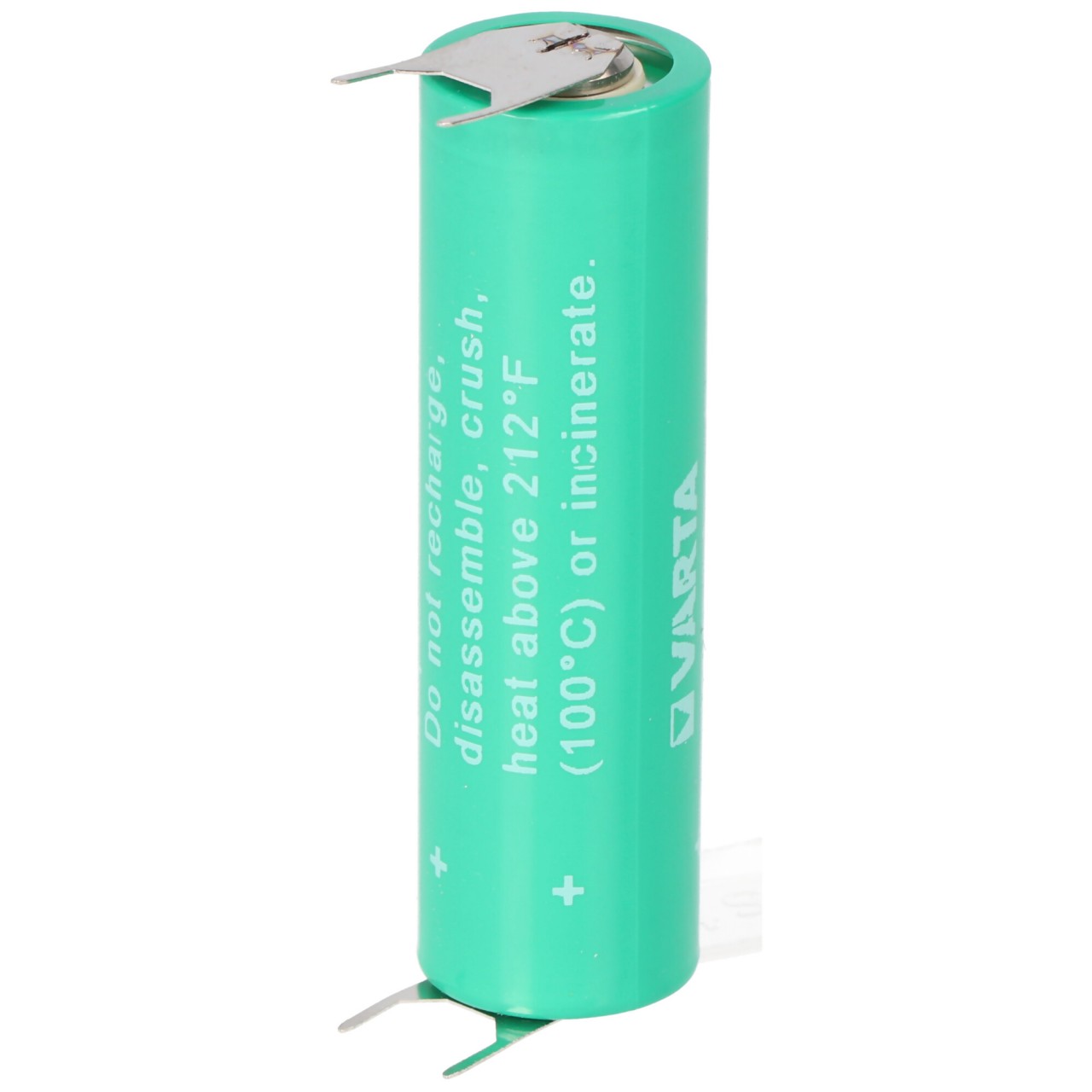 Varta 6117 CR AA Mignon mit Printanschluss ++--, Rastermaß 7,6mm, 3V Lithium Batterie 2000mAh