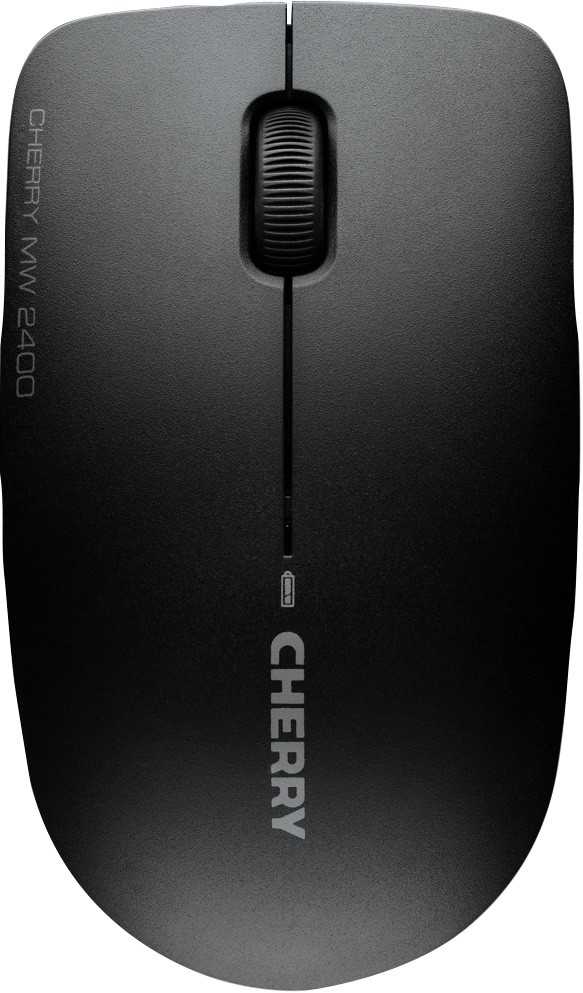 Cherry Maus MW 2400, Wireless, schwarz Optisch, 1200 dpi, 3 Tasten, Retail