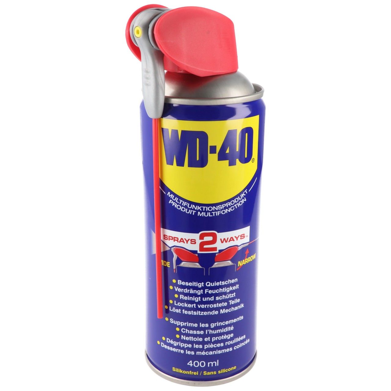 WD-40 Multifunktionsprodukt Schmiermittel, beseitigt quietschen und knarren, 400ml
