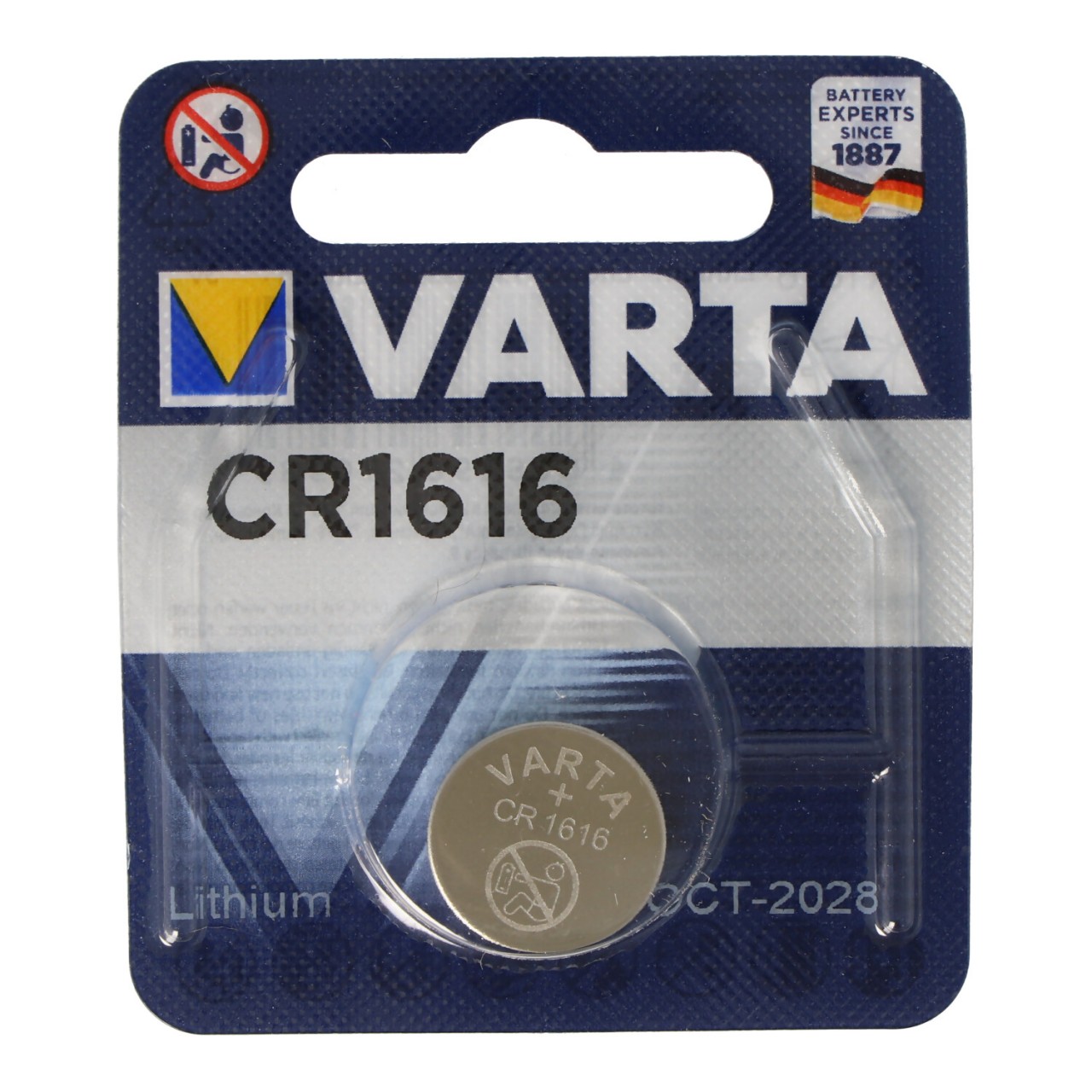 Varta CR1616 Lithium Batterie