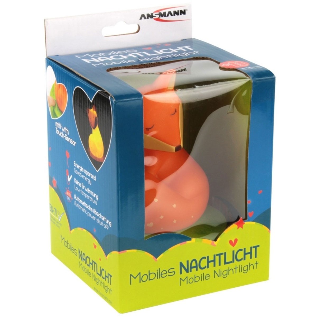 Mobiles Nachtlicht Fuchs Mobile, die LED-LICHT Einschlafhilfe für Kinder als Fuchs-Figur