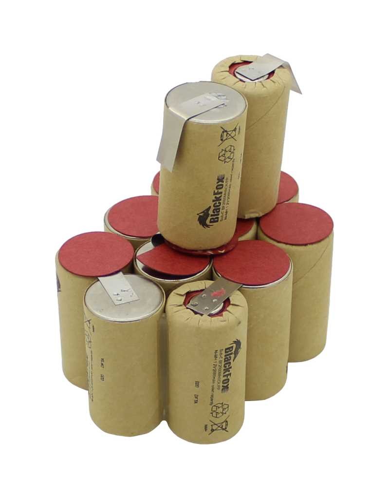 Einsatz für Werkzeugakku NiMH 14,4V 2,0Ah zum Selbsteinbau passend für: Alpha-Tools AccuPack 14,4