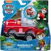 Paw Patrol - Jungle Pups Elefanten-Fahrzeug mit Marshall-Figur, Spielfahrzeug