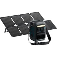SOLIX Tragbare Powerstation C300X + Faltbares Solarpanel PS60