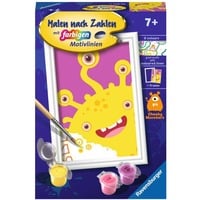Malen nach Zahlen - Gelbes Monster